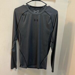 Gray under armour compression shirt long sleeved